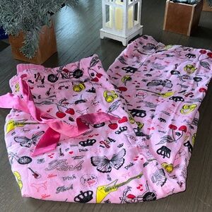 PINK Victoria's Secret Pink Patterned Sleep Pajama Pants